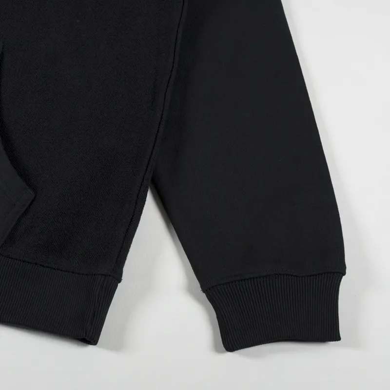 Penfield Reverse Loopback Hoodie Black-5