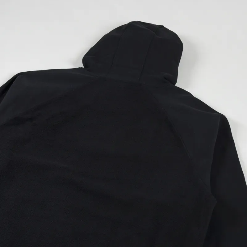 Penfield Reverse Loopback Hoodie Black-3
