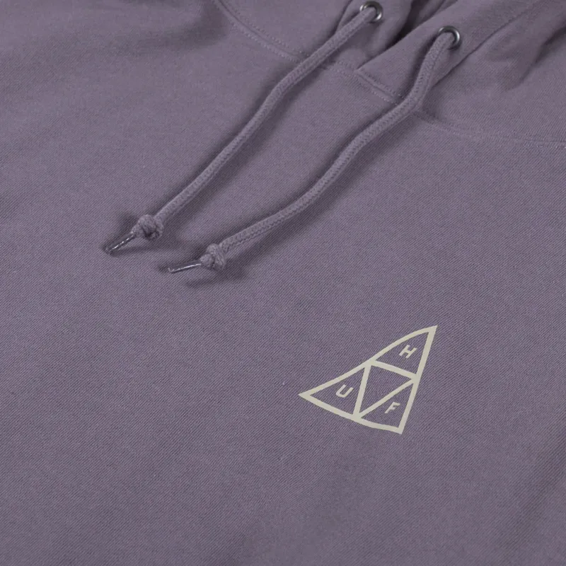 Huf Set Triple Triangle Pullover Hoodie Light Plum-5