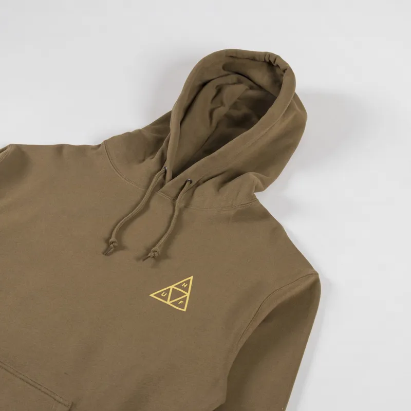 Huf Set Triple Triangle Pullover Hoodie Mud-3