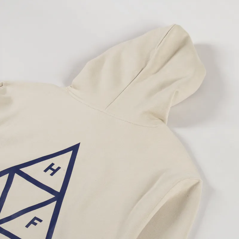 Huf Set Triple Triangle Pullover Hoodie Stone-2