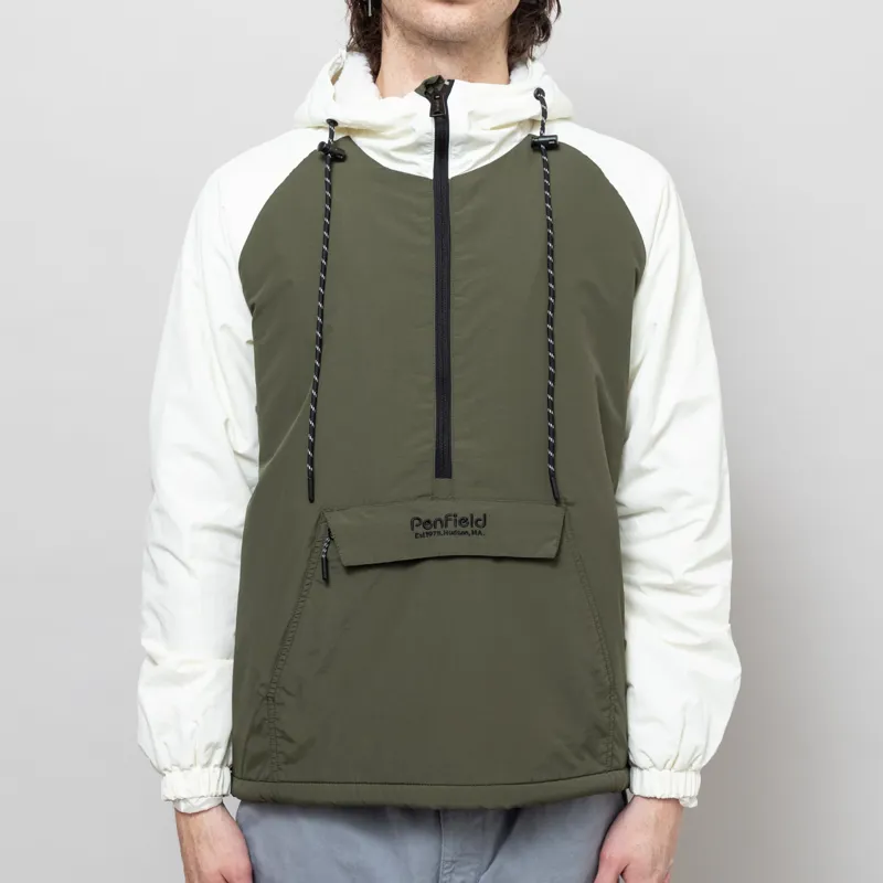 Penfield Hudson Script Windbreaker Jacket Forest Night