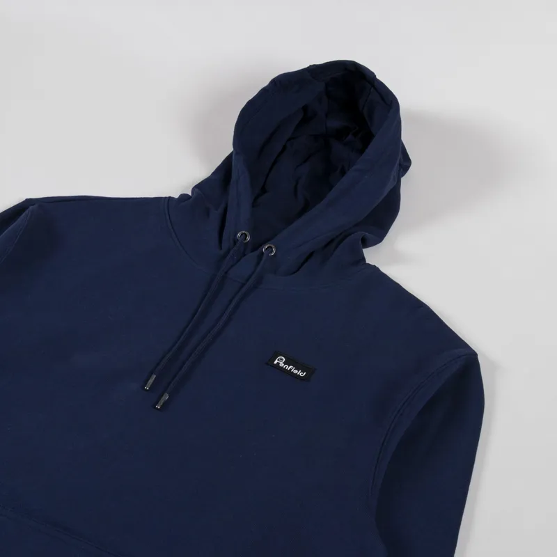 Penfield Badge Hoodie Navy Blazer-2