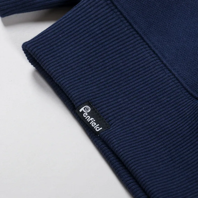 Penfield Badge Hoodie Navy Blazer-7