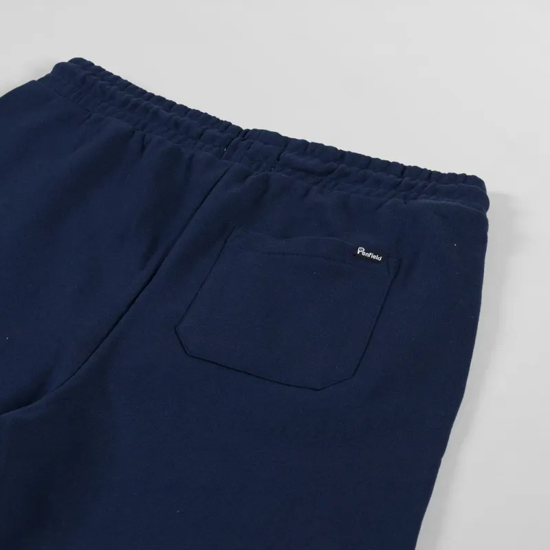 Penfield Hudson Script Sweat Shorts Navy Blazer-3