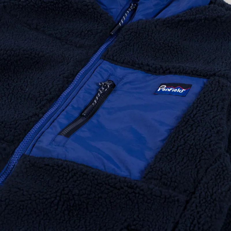 Penfield Mattawa Fleece Jacket Navy Blazer-5