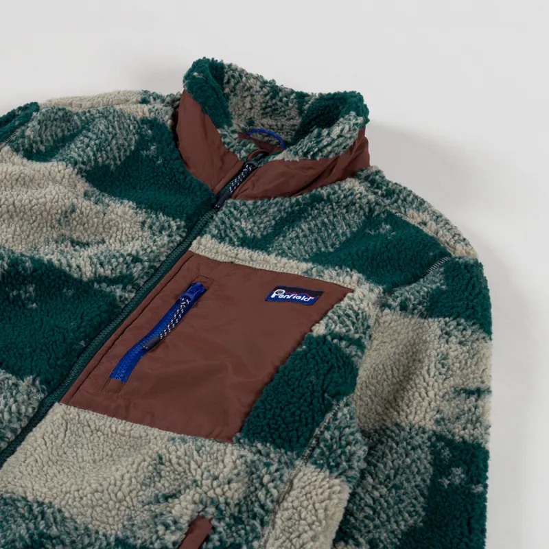 Penfield Mattawa Fleece Jacket Textured Check June Bug-2