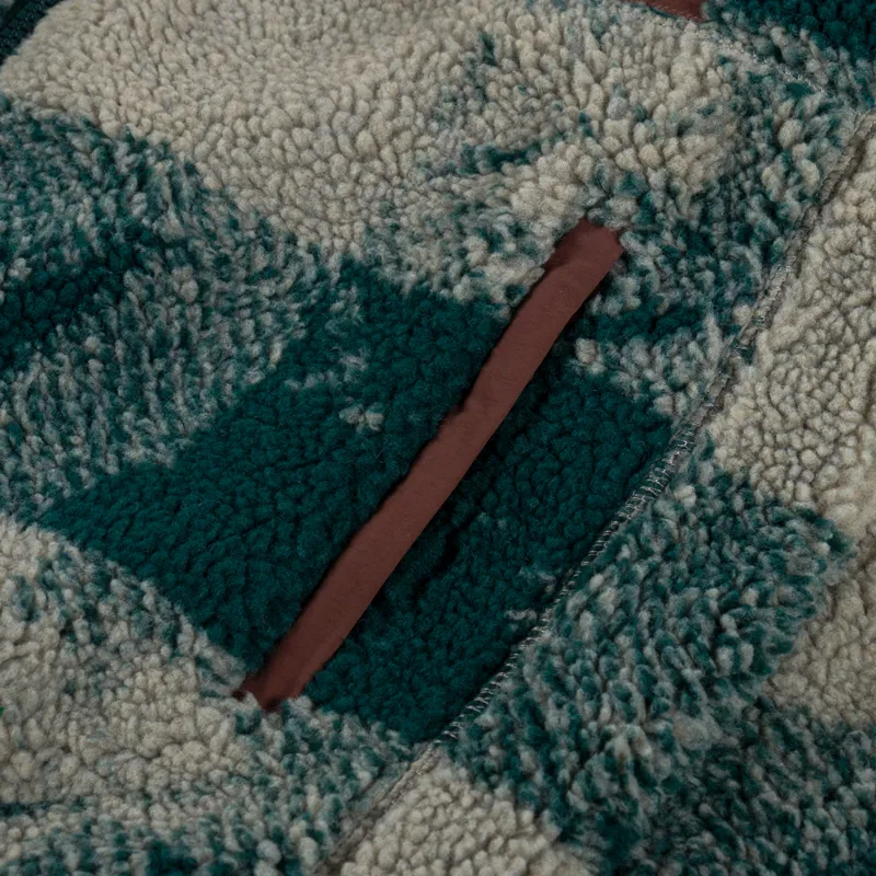 Penfield Mattawa Fleece Jacket Textured Check June Bug-5