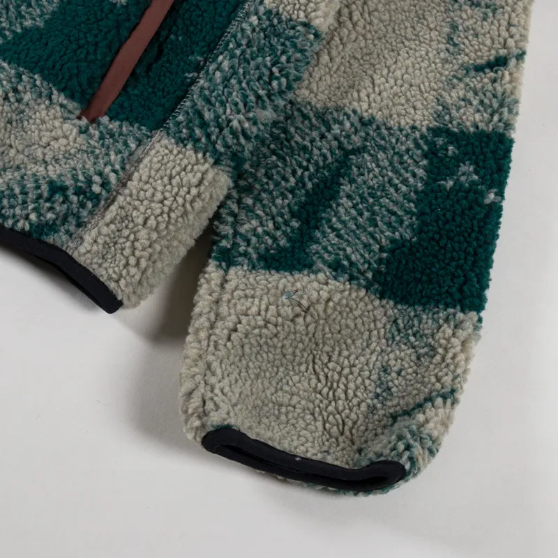 Penfield Mattawa Fleece Jacket Textured Check June Bug-7