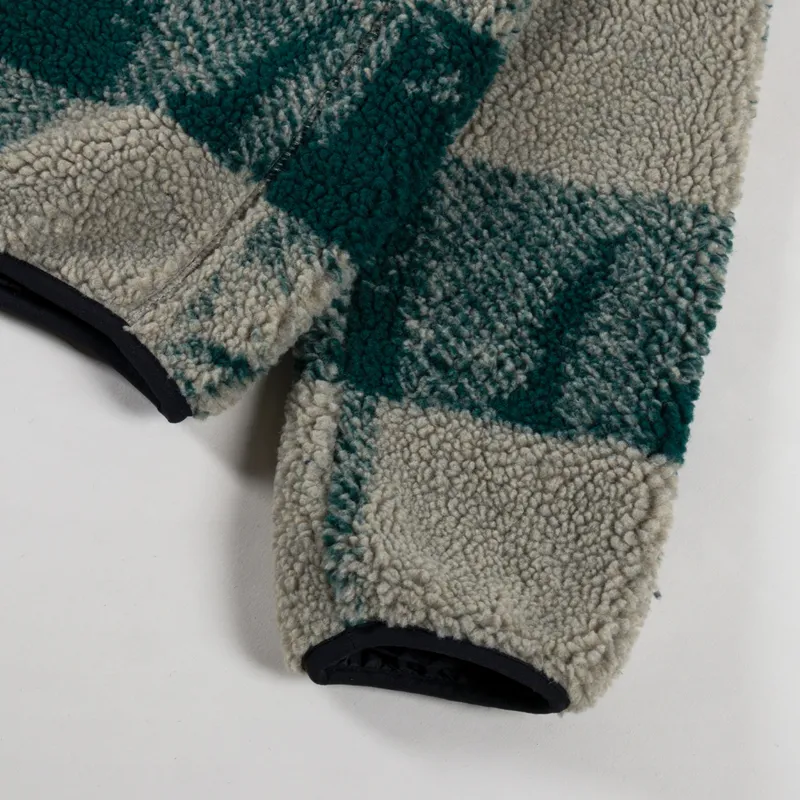 Penfield Mattawa Fleece Jacket Textured Check June Bug-8