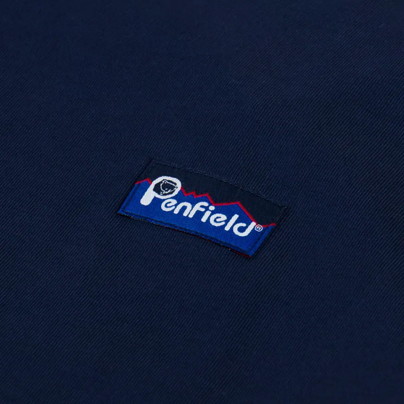 Penfield Original Logo T Shirt Navy Blazer-2