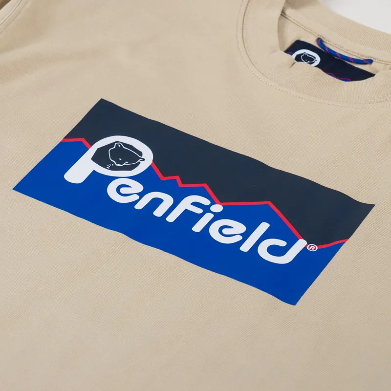 Penfield Original Large Logo T Shirt Fields Of Rye-2