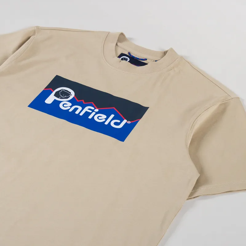 Penfield Original Large Logo T Shirt Fields Of Rye-1