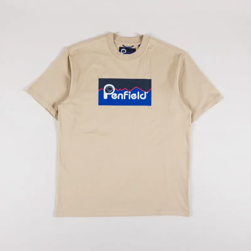 Penfield Original Large Logo T Shirt Fields Of Rye