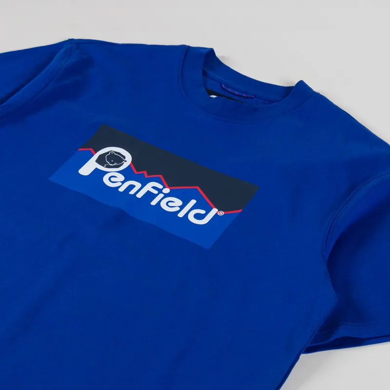 Penfield Original Large Logo T Shirt Sodalite Blue-1