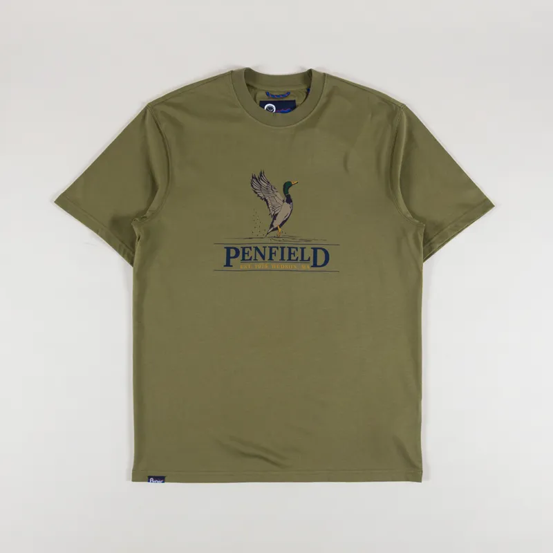Penfield Regal Mallard T Shirt Capulet Olive