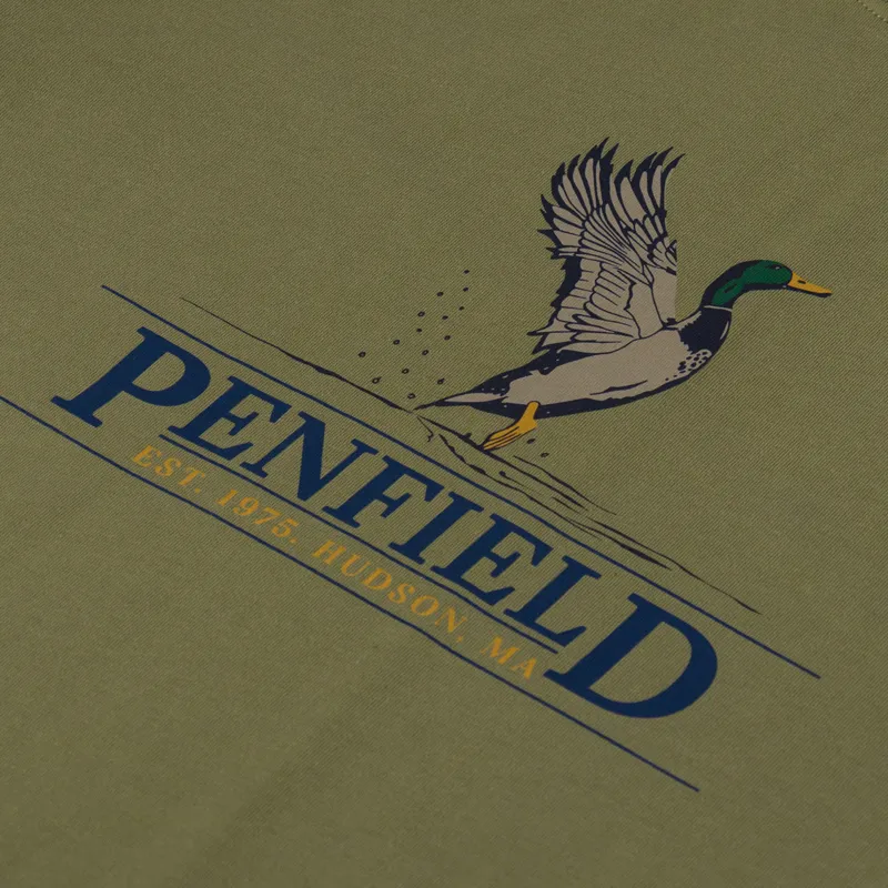 Penfield Regal Mallard T Shirt Capulet Olive-2