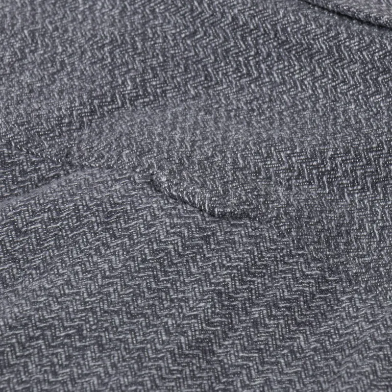 Penfield Brushed Textured Overshirt Mid Grey Heather-8