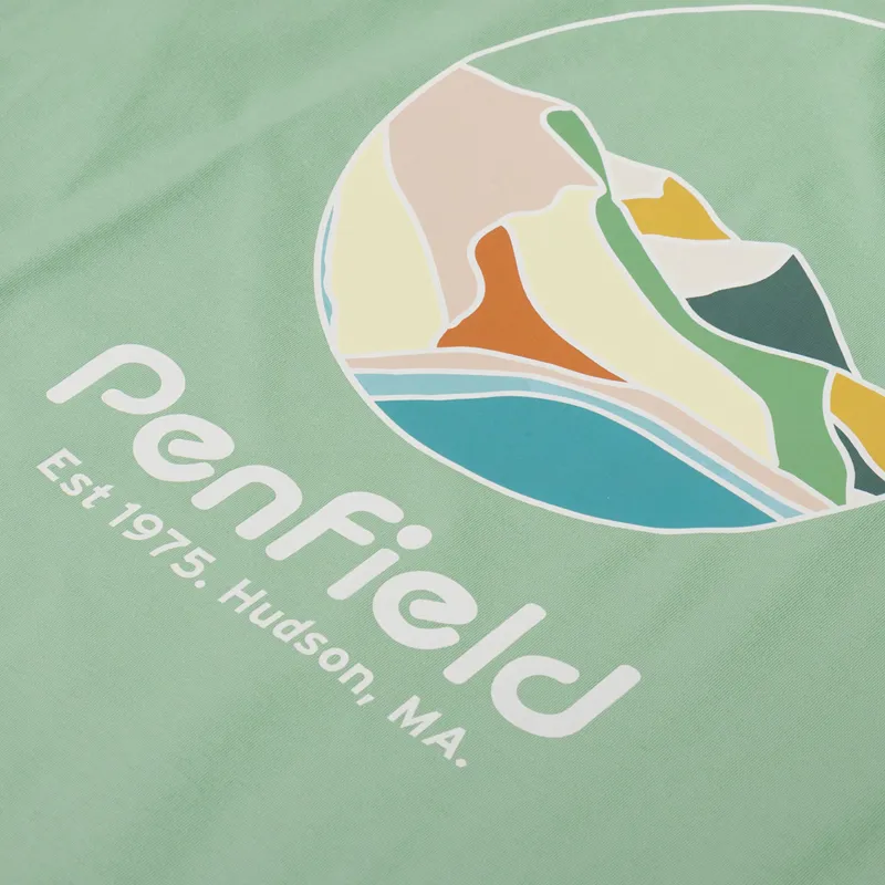 Penfield Circle Landscape T Shirt Mistletoe-4