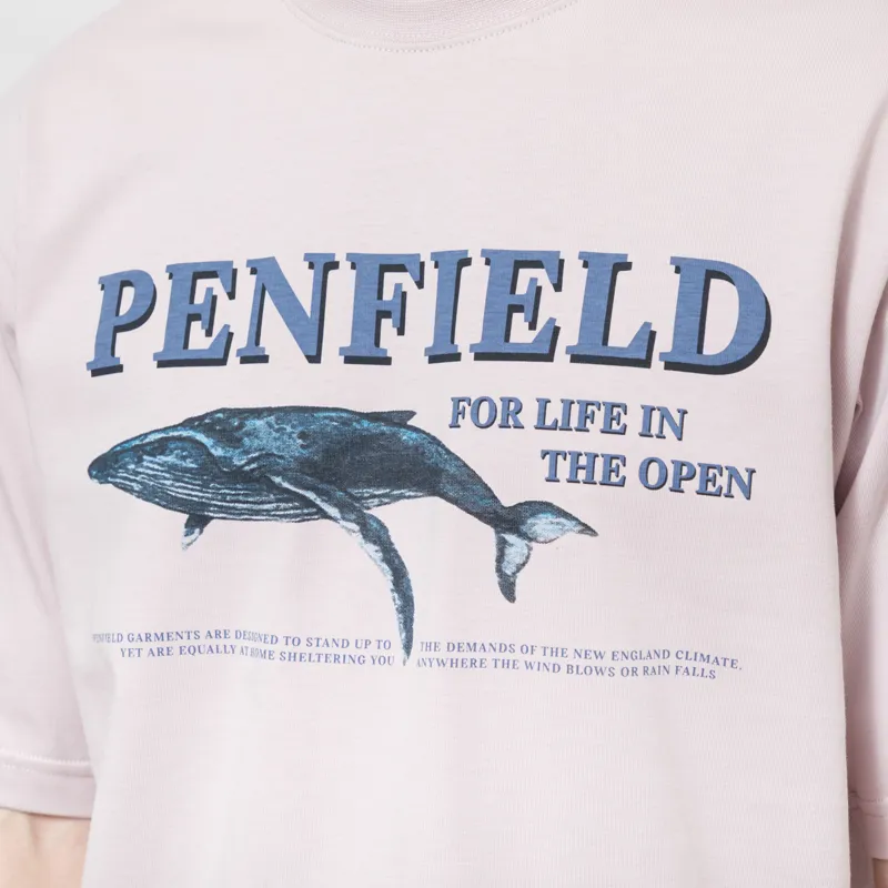 Penfield Retro Whale T Shirt Cloud Grey-5