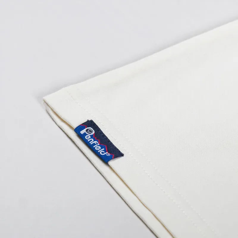 Penfield Contrast Stripe Bear T Shirt Vanilla Ice-6