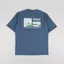 Penfield Block Landscape T Shirt Blue Fusion