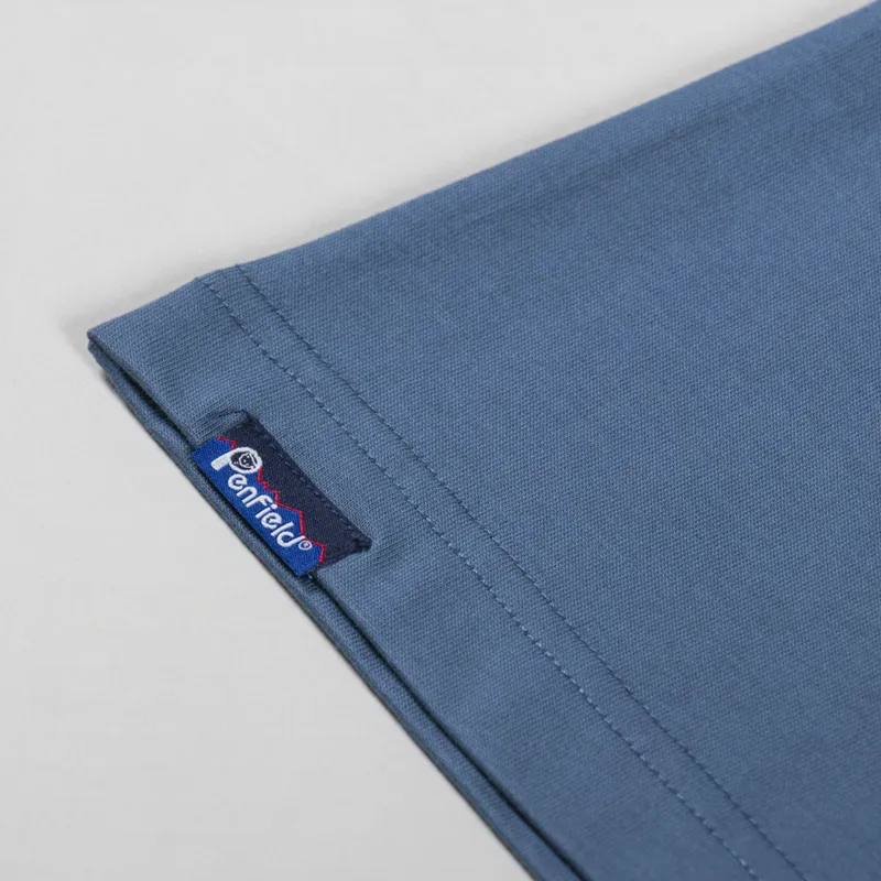 Penfield Block Landscape T Shirt Blue Fusion-6