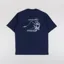 Penfield Fishing Bear T Shirt Navy Blazer
