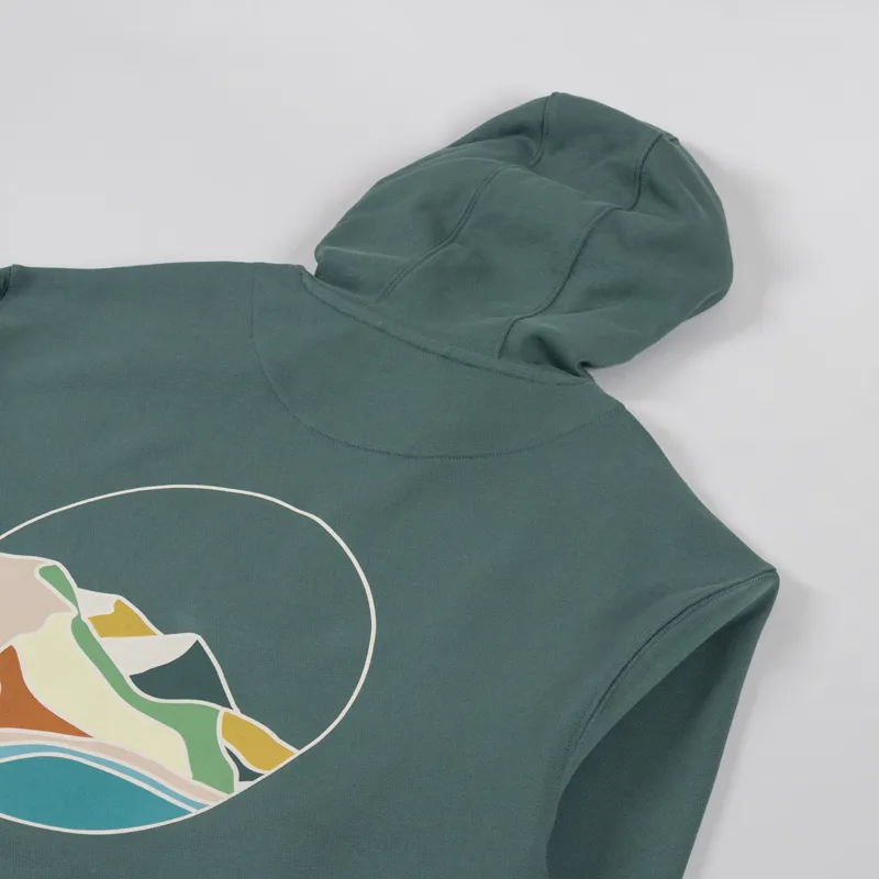 Penfield Circle Landscape Hoodie Dark Forest-2