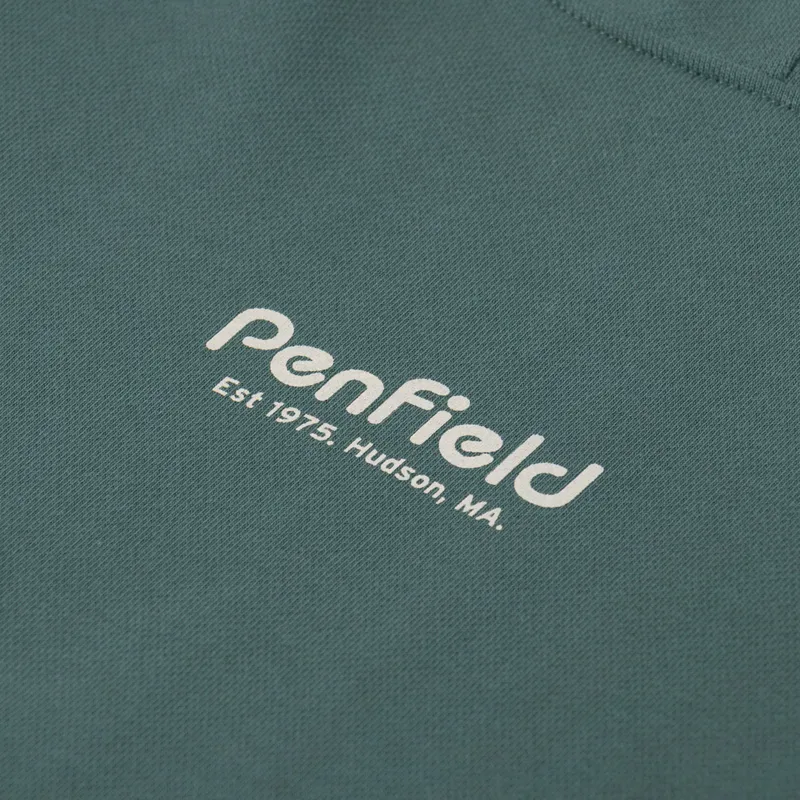 Penfield Circle Landscape Hoodie Dark Forest-5
