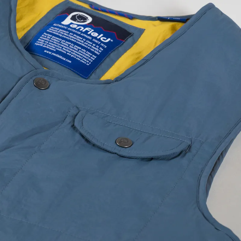 Penfield Cahoon Rochester Light Vest Blue Fusion-4