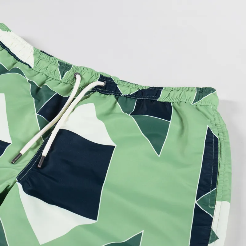 Penfield Eldridge Print Packable Swim Shorts Mistletoe-2