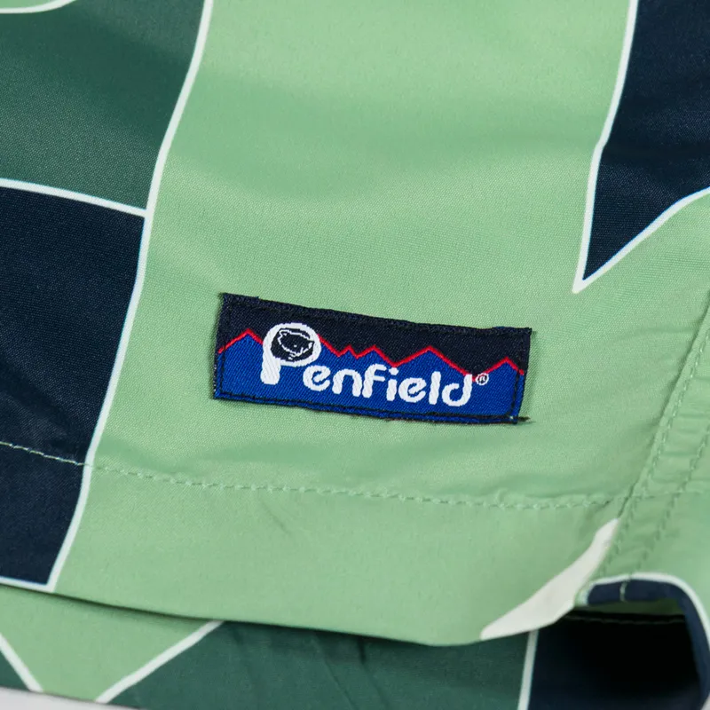 Penfield Eldridge Print Packable Swim Shorts Mistletoe-7