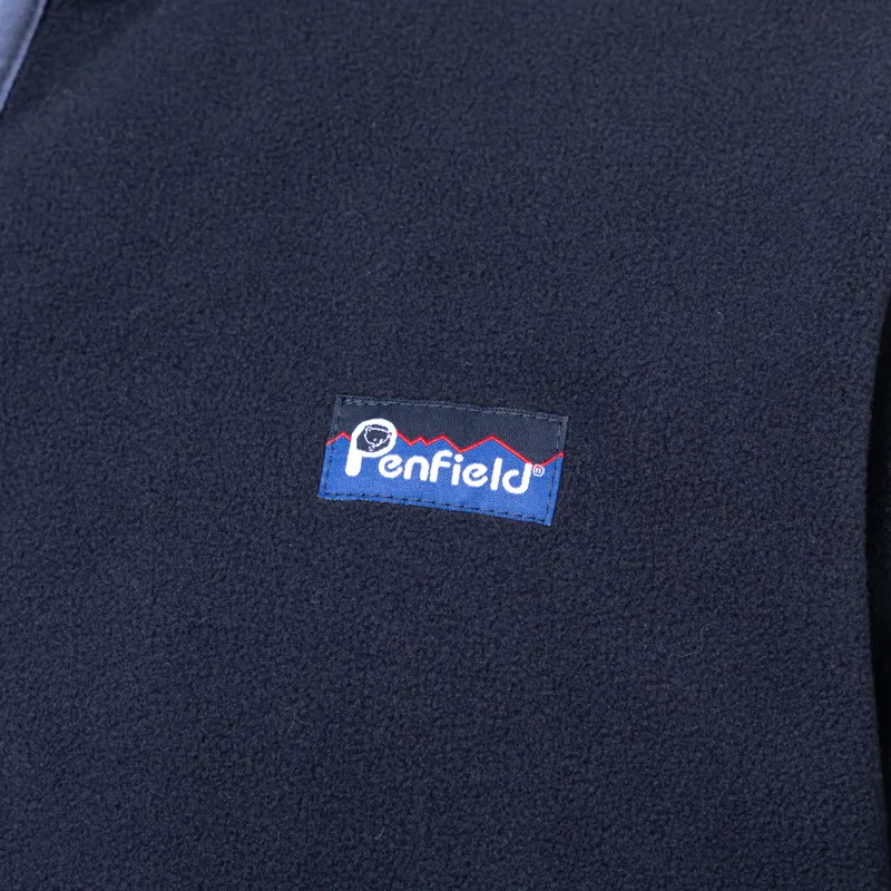 Penfield Graylock 1/4 Zip Fleece Navy Blazer-6