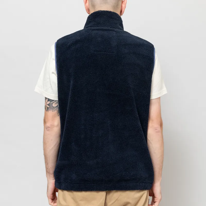 Penfield Trailblaze Fleece Vest Navy Blazer-4