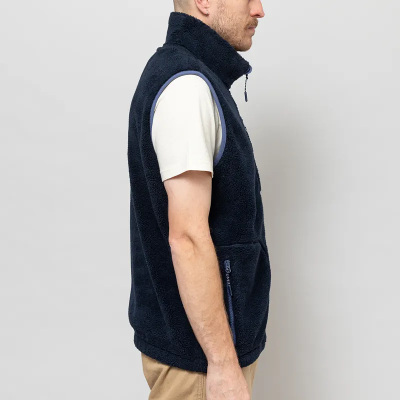 Penfield Trailblaze Fleece Vest Navy Blazer-5