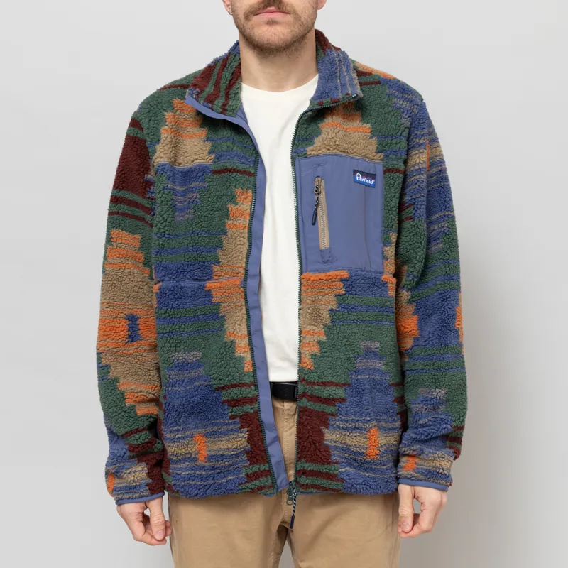 Penfield Forefounders Mattawa Fleece Jacket Lead Grey-2