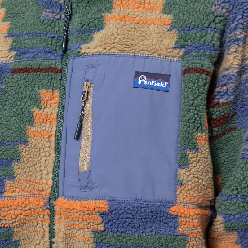Penfield Forefounders Mattawa Fleece Jacket Lead Grey-8