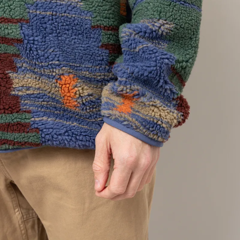 Penfield Forefounders Mattawa Fleece Jacket Lead Grey-13