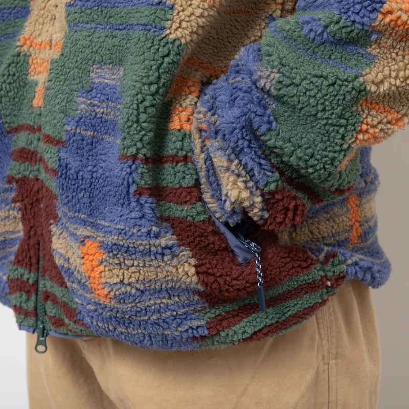 Penfield Forefounders Mattawa Fleece Jacket Lead Grey-11