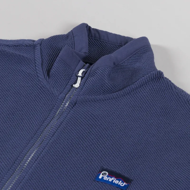 Penfield Berkley Zip Through Funnel Blue Indigo-4