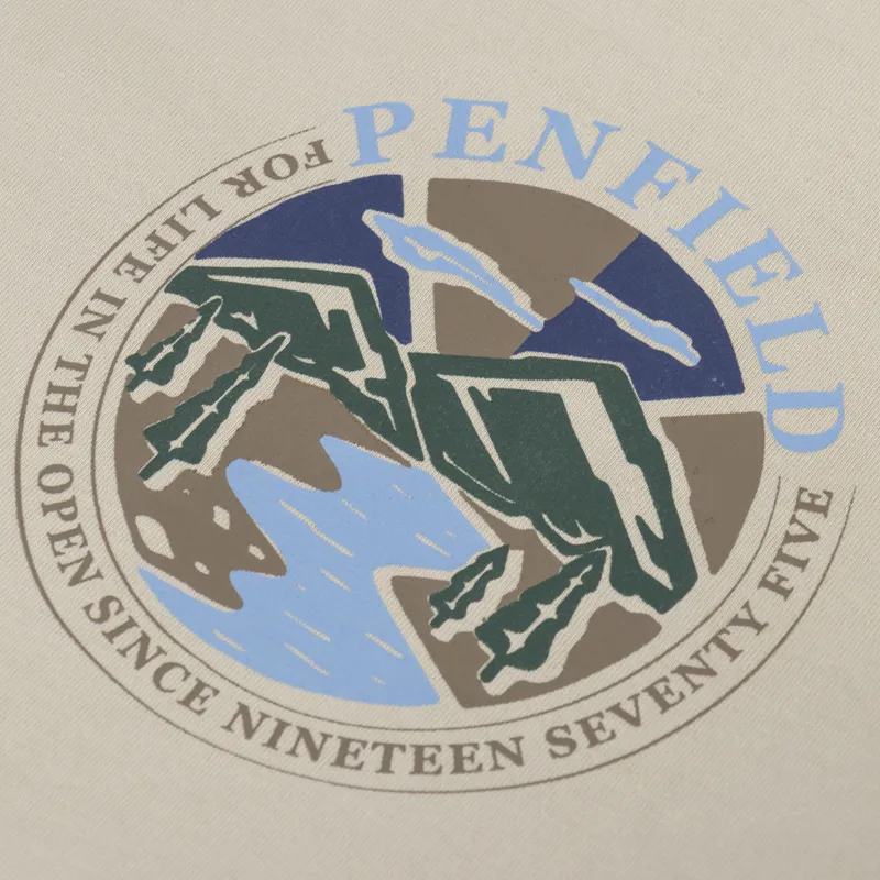 Penfield Riverview T Shirt Brown Rice-2