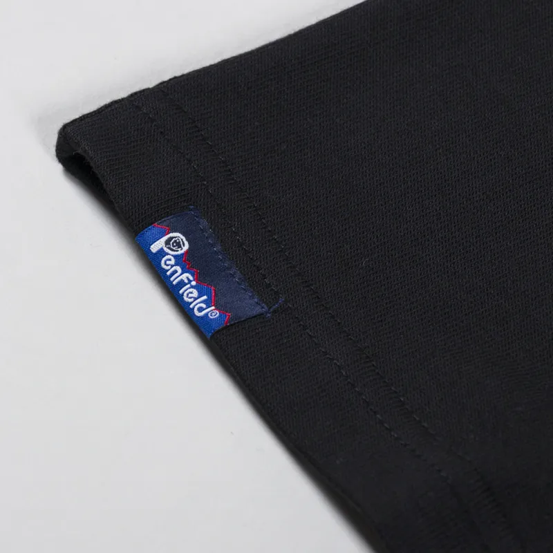 Penfield Embroidered Trout T Shirt Black-3