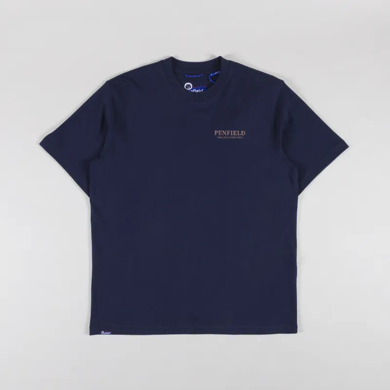 Penfield Wilde Bear T Shirt Navy-1