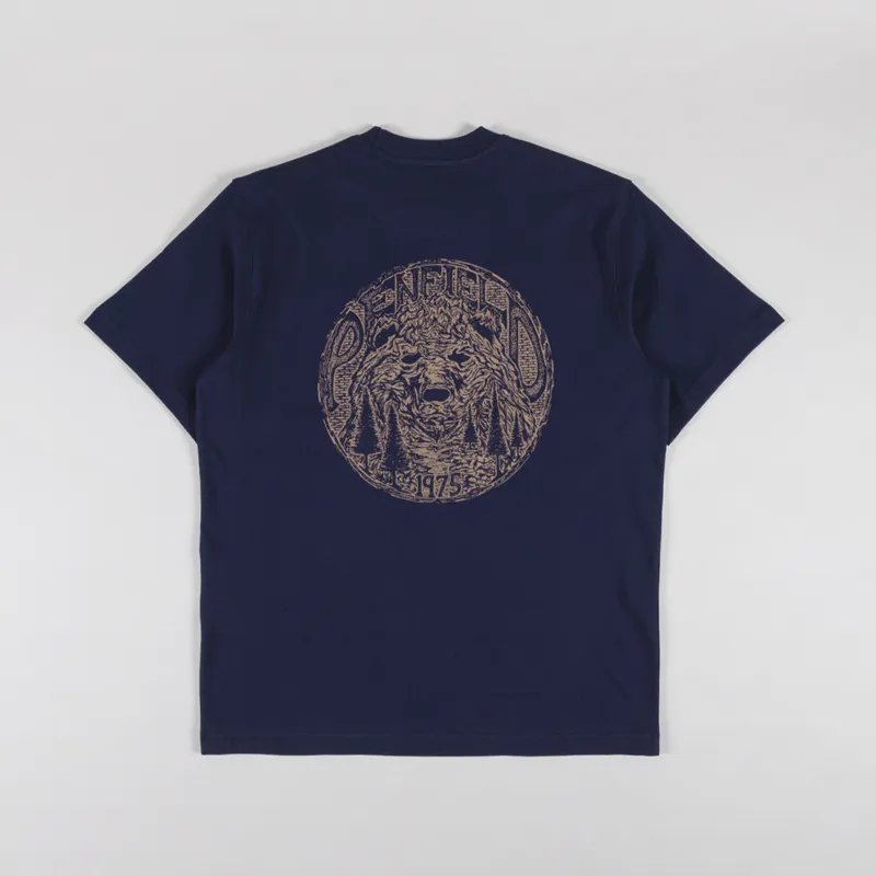 Penfield Wilde Bear T Shirt Navy