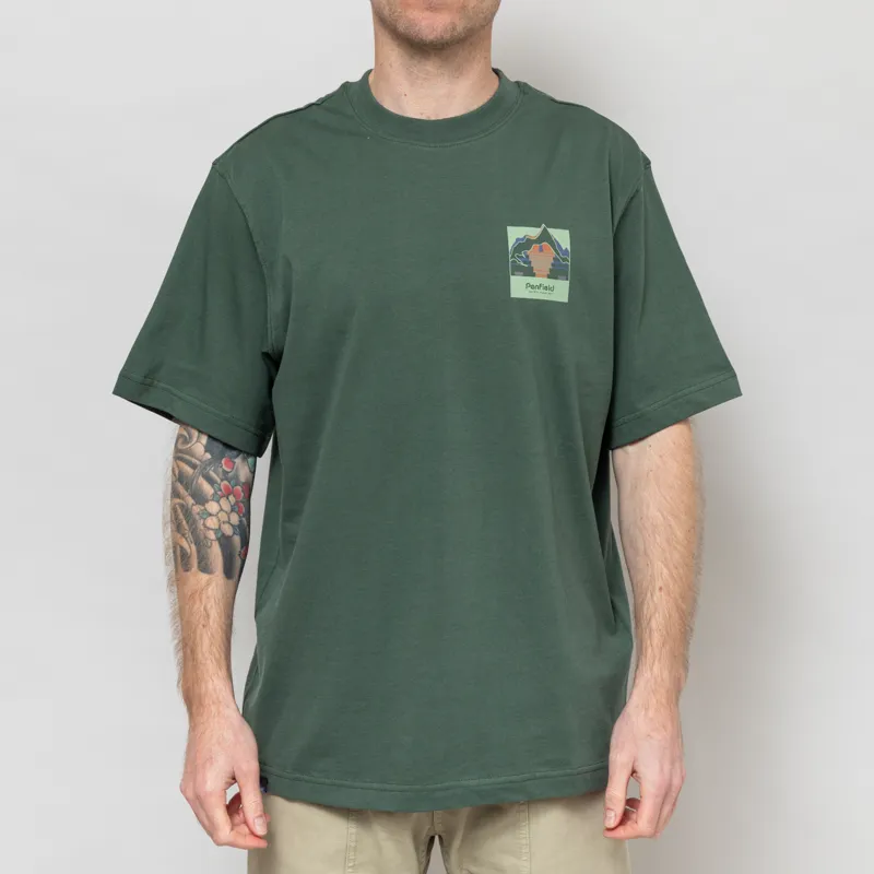 Penfield Mountain Back Forefounders T Shirt Cilantro-3