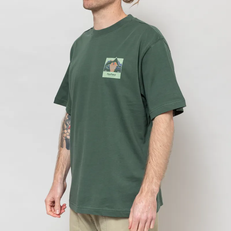 Penfield Mountain Back Forefounders T Shirt Cilantro-2