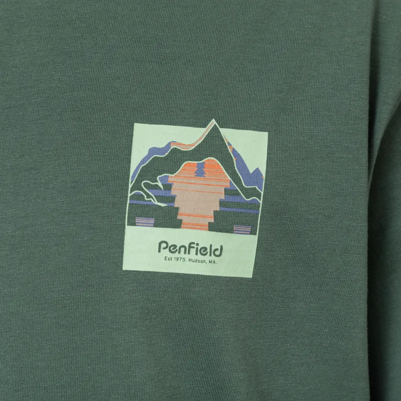 Penfield Mountain Back Forefounders T Shirt Cilantro-8