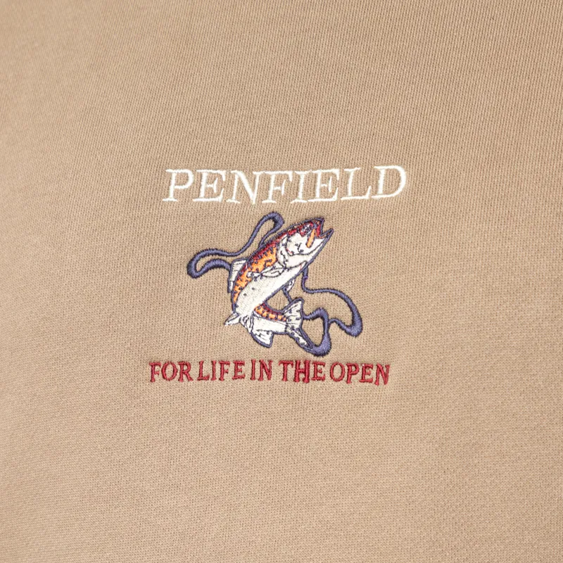 Penfield Embroidered Trout Crew Lead Grey-6