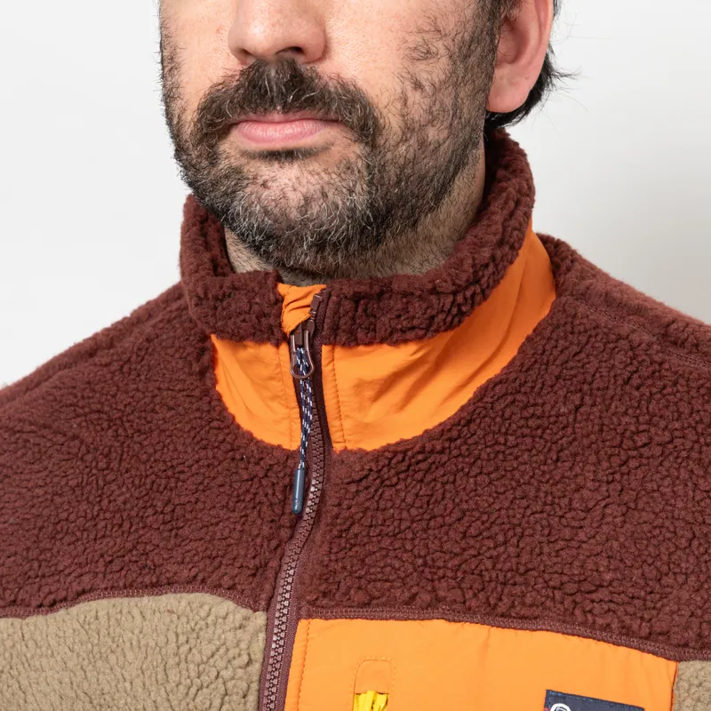 Penfield Mattawa Fleece Jacket Rum Raisin-5